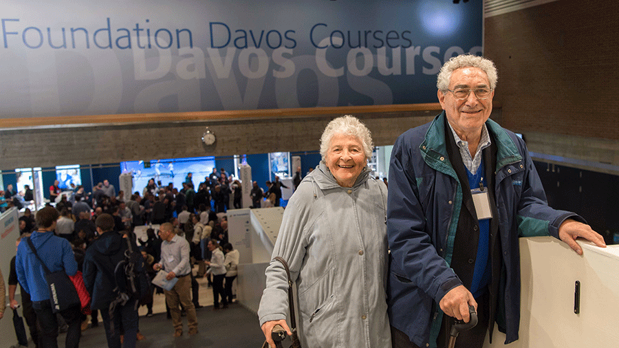 a photo of Dr. Tile and his wife standing next