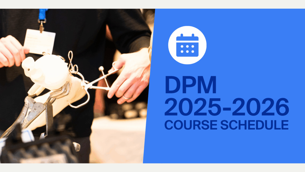 2025-2026 DPM Courses