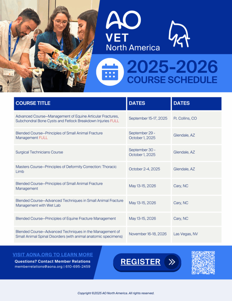 2025-2026 Vet Courses