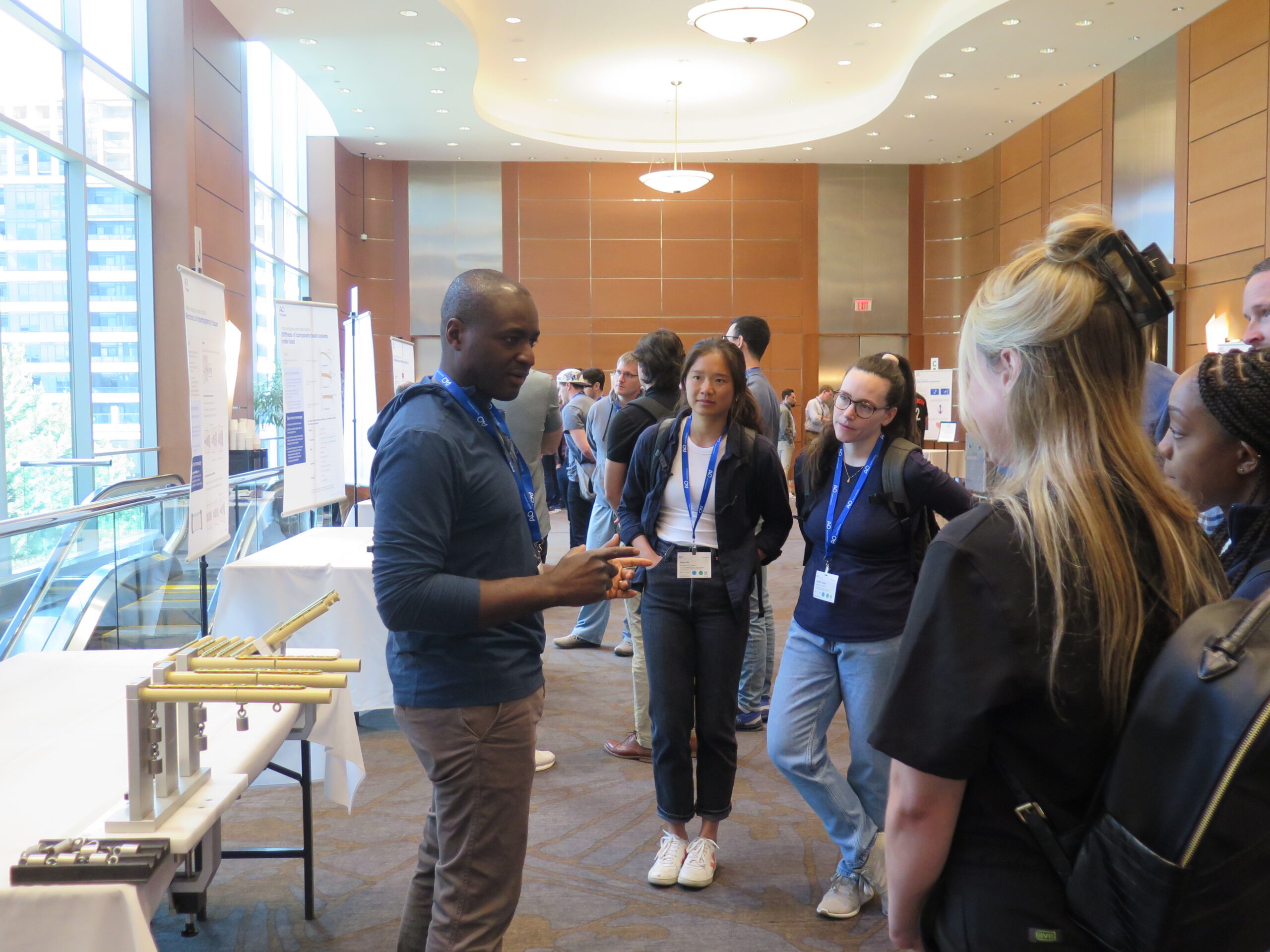 Orthopedic residents participating in fracture management training