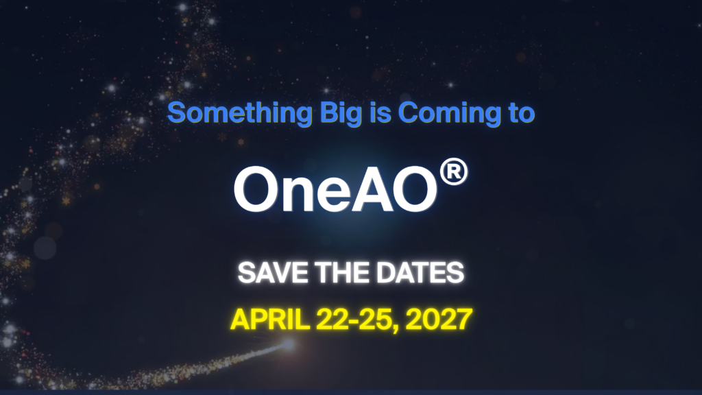 OneAO 2027 Save the Date (1600 x 900 px)