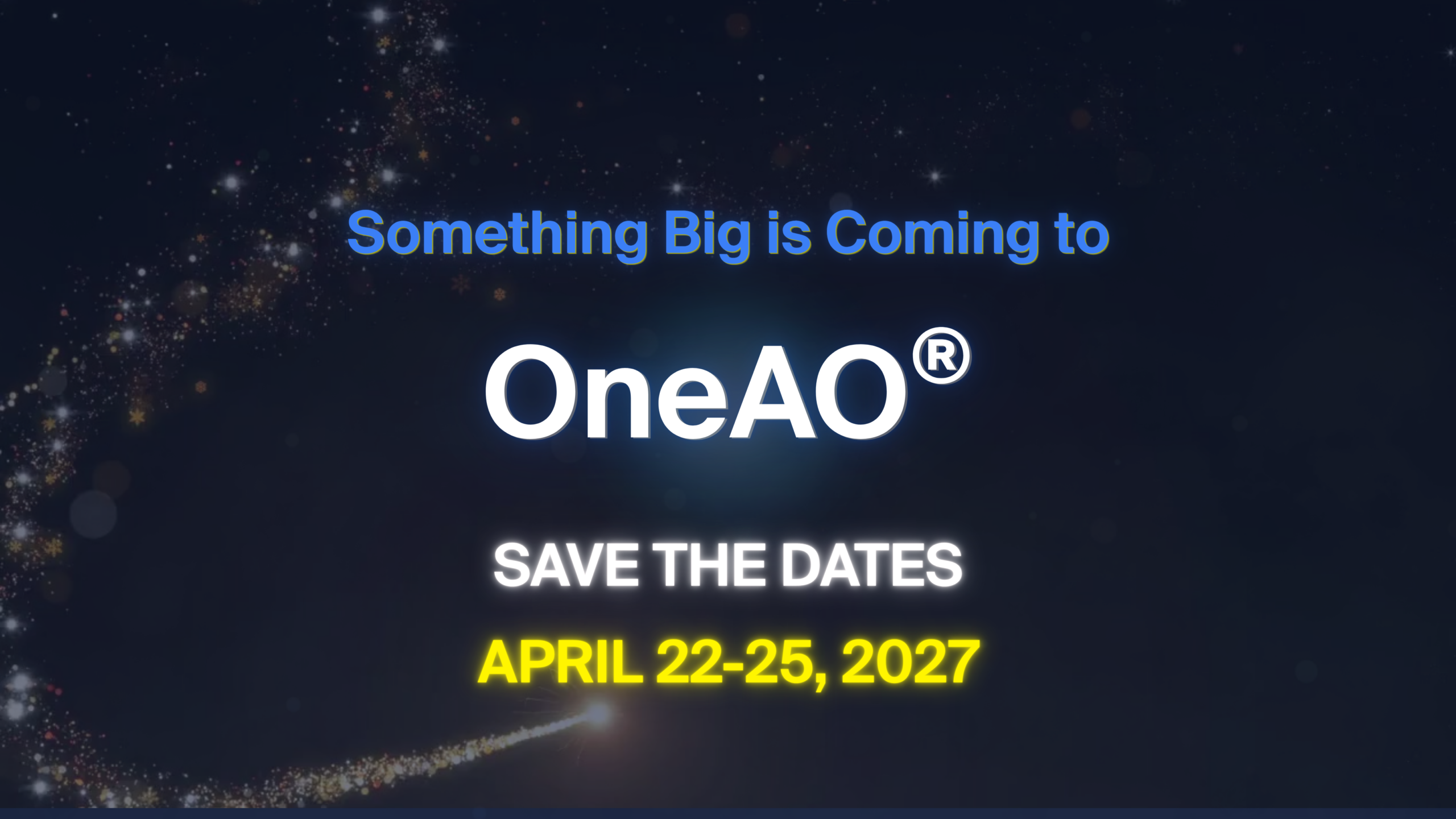 OneAO 2027 Save the Date (1600 x 900 px)