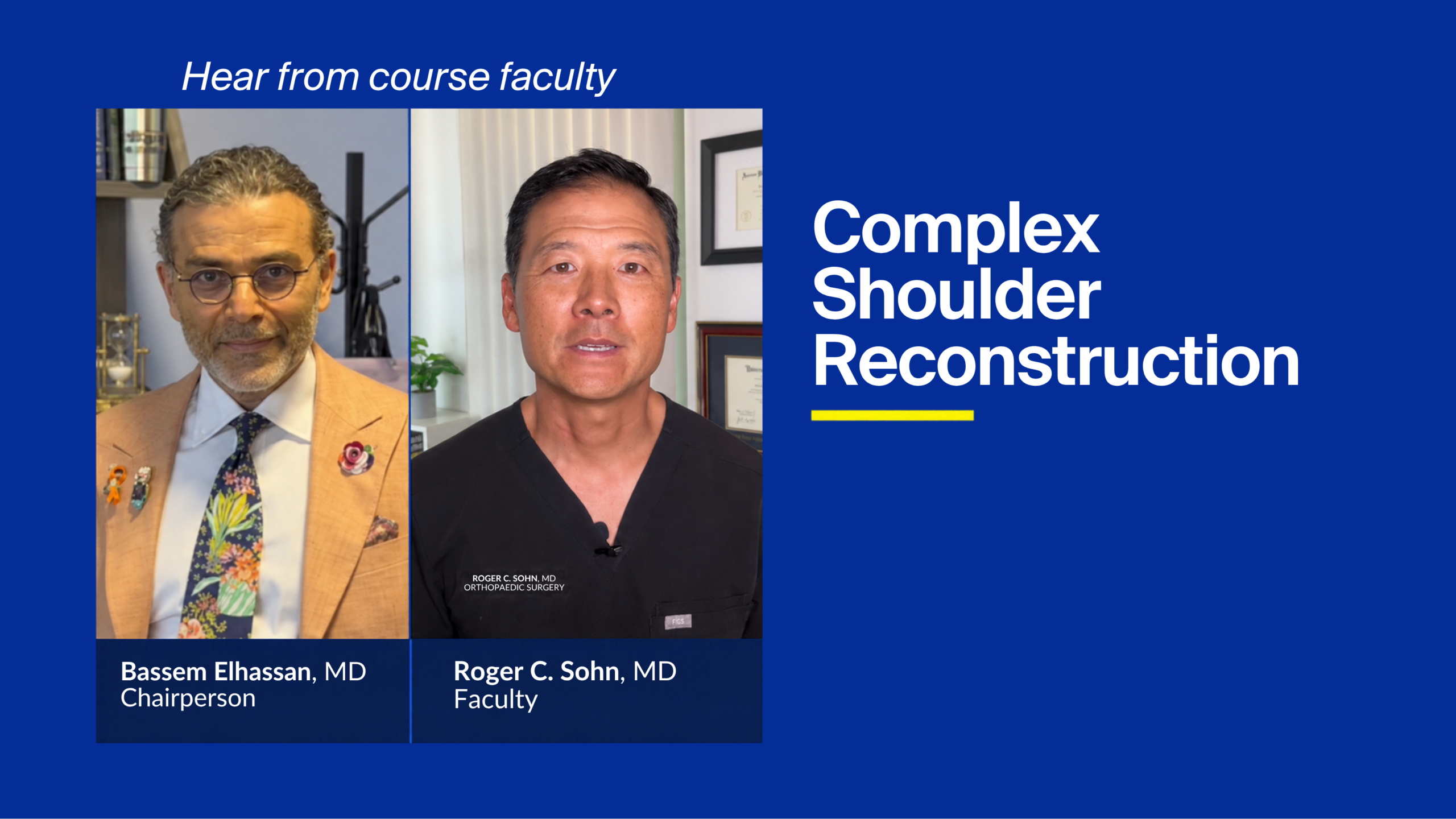 How Do You Approach the Toughest Shoulder Reconstructions?